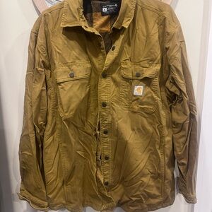 Carhartt Men's Tan Shirt Jacket